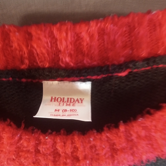 Festive Holiday Time Llama Holiday Ugly Christmas Sweater - Picture 2 of 3